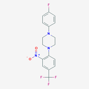 1-(4-Fluorophenyl)-4-[2-nitro-4-(trifluoromethyl)phenyl]piperazine