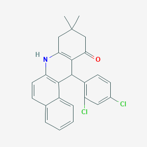 12-(2,4-dichlorophenyl)-9,9-dimethyl-8,9,10,12-tetrahydrobenzo[a]acridin-11(7H)-one