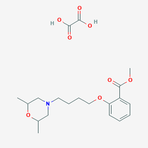 molecular formula C20H29NO8 B4039690 methyl 2-[4-(2,6-dimethyl-4-morpholinyl)butoxy]benzoate oxalate 