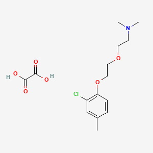 {2-[2-(2-chloro-4-methylphenoxy)ethoxy]ethyl}dimethylamine oxalate