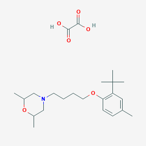 4-[4-(2-Tert-butyl-4-methylphenoxy)butyl]-2,6-dimethylmorpholine;oxalic acid