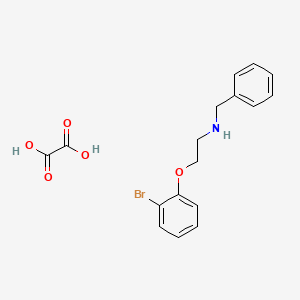 molecular formula C17H18BrNO5 B4039826 N-苄基-2-(2-溴苯氧基)乙胺草酸盐 