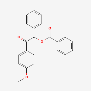 2-(4-methoxyphenyl)-2-oxo-1-phenylethyl benzoate