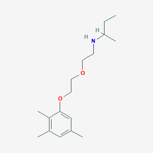 N-[2-[2-(2,3,5-trimethylphenoxy)ethoxy]ethyl]butan-2-amine