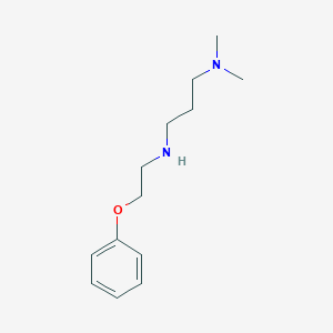 molecular formula C13H22N2O B4039914 N',N'-dimethyl-N-(2-phenoxyethyl)propane-1,3-diamine 