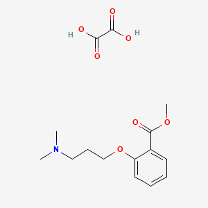 molecular formula C15H21NO7 B4039926 methyl 2-[3-(dimethylamino)propoxy]benzoate oxalate 