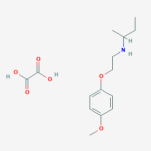 molecular formula C15H23NO6 B4040017 草酸N-[2-(4-甲氧基苯氧基)乙基]-2-丁胺 