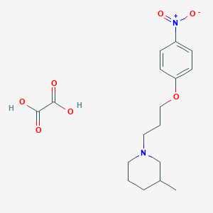 molecular formula C17H24N2O7 B4040027 3-methyl-1-[3-(4-nitrophenoxy)propyl]piperidine oxalate 