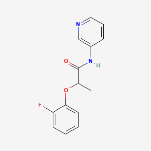 2-(2-fluorophenoxy)-N-3-pyridinylpropanamide