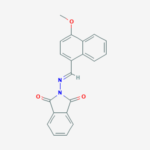 2-[(4-Methoxy-naphthalen-1-ylmethylene)-amino]-isoindole-1,3-dione