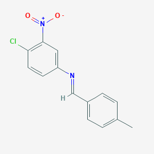 (4-Chloro-3-nitrophenyl)(4-methylbenzylidene)amine