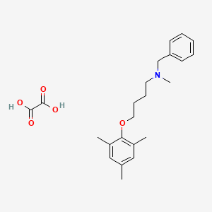 molecular formula C23H31NO5 B4040132 N-benzyl-4-(mesityloxy)-N-methyl-1-butanamine oxalate 