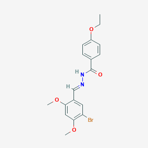 N'-(5-bromo-2,4-dimethoxybenzylidene)-4-ethoxybenzohydrazide