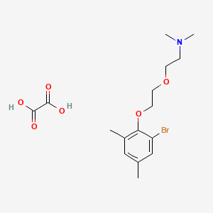 {2-[2-(2-bromo-4,6-dimethylphenoxy)ethoxy]ethyl}dimethylamine oxalate