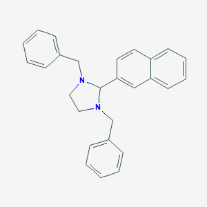 molecular formula C27H26N2 B404017 1,3-Dibenzyl-2-(2-naphthyl)imidazolidine CAS No. 303216-25-3