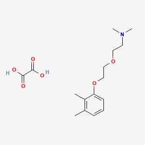 molecular formula C16H25NO6 B4040179 {2-[2-(2,3-二甲基苯氧基)乙氧基]乙基}二甲胺草酸盐 