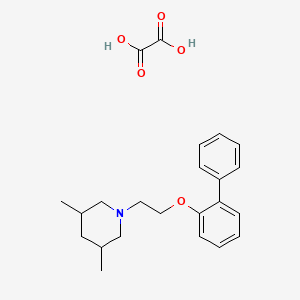 1-[2-(2-biphenylyloxy)ethyl]-3,5-dimethylpiperidine oxalate