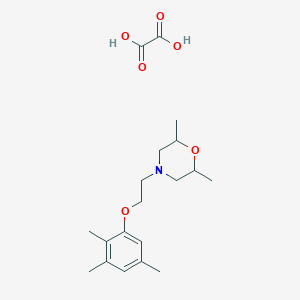 2,6-dimethyl-4-[2-(2,3,5-trimethylphenoxy)ethyl]morpholine oxalate