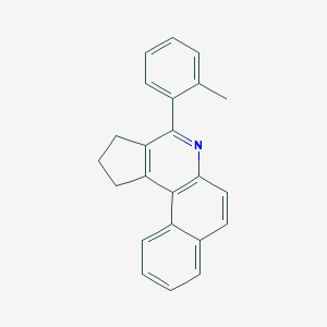 molecular formula C23H19N B404039 4-(2-methylphenyl)-2,3-dihydro-1H-benzo[f]cyclopenta[c]quinoline 