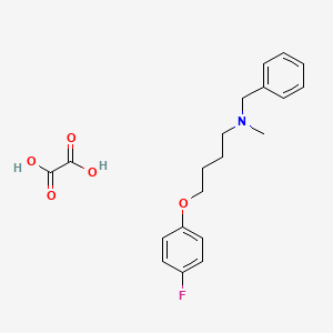 molecular formula C20H24FNO5 B4040404 N-benzyl-4-(4-fluorophenoxy)-N-methyl-1-butanamine oxalate 