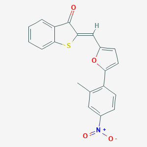 2-[(5-{4-nitro-2-methylphenyl}-2-furyl)methylene]-1-benzothiophen-3(2H)-one