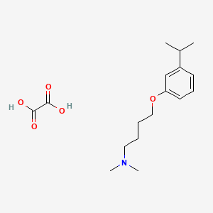 [4-(3-isopropylphenoxy)butyl]dimethylamine oxalate