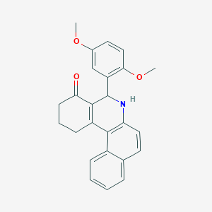 5-(2,5-Dimethoxy-phenyl)-2,3,5,6-tetrahydro-1H-benzo[a]phenanthridin-4-one