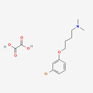 molecular formula C14H20BrNO5 B4040467 [4-(3-bromophenoxy)butyl]dimethylamine oxalate 