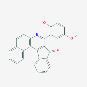8-(2,5-Dimethoxy-phenyl)-7-aza-indeno[2,1-c]phenanthren-9-one
