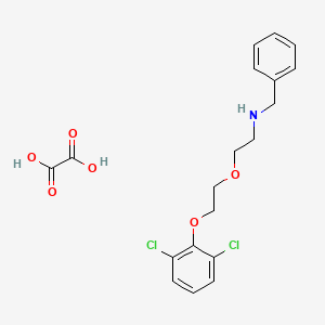 N-benzyl-2-[2-(2,6-dichlorophenoxy)ethoxy]ethanamine oxalate