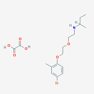 N-{2-[2-(4-bromo-2-methylphenoxy)ethoxy]ethyl}-2-butanamine oxalate