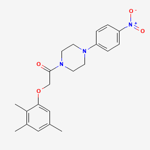 1-(4-nitrophenyl)-4-[(2,3,5-trimethylphenoxy)acetyl]piperazine