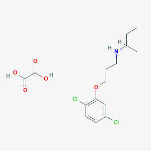 N-[3-(2,5-dichlorophenoxy)propyl]-2-butanamine oxalate