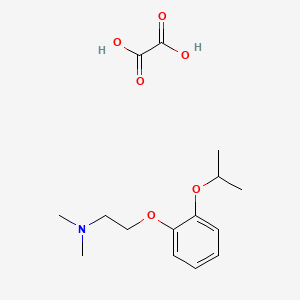 molecular formula C15H23NO6 B4040816 [2-(2-isopropoxyphenoxy)ethyl]dimethylamine oxalate 