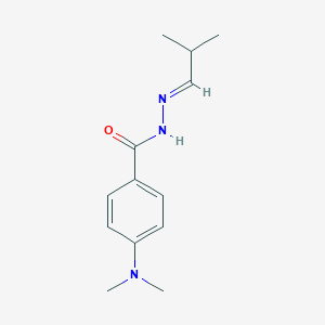 4-Dimethylamino-benzoic acid isobutylidene-hydrazide