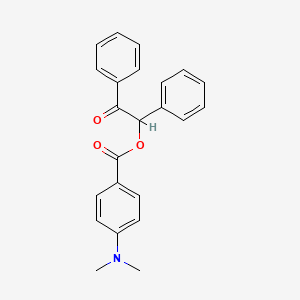 2-oxo-1,2-diphenylethyl 4-(dimethylamino)benzoate