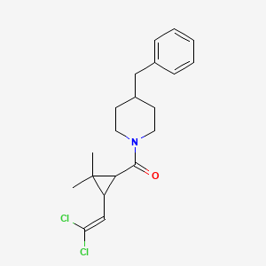 4-benzyl-1-{[3-(2,2-dichlorovinyl)-2,2-dimethylcyclopropyl]carbonyl}piperidine