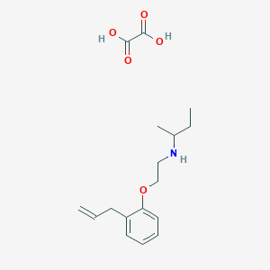 oxalic acid;N-[2-(2-prop-2-enylphenoxy)ethyl]butan-2-amine