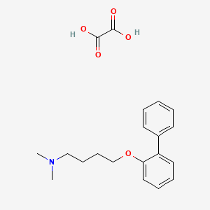 molecular formula C20H25NO5 B4040915 [4-(2-biphenylyloxy)butyl]dimethylamine oxalate 