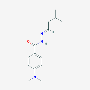 4-(dimethylamino)-N'-(3-methylbutylidene)benzohydrazide