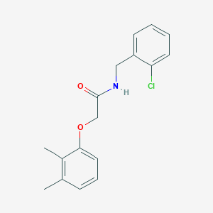 molecular formula C17H18ClNO2 B4041041 N-(2-氯苄基)-2-(2,3-二甲基苯氧基)乙酰胺 