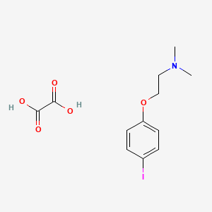 molecular formula C12H16INO5 B4041190 [2-(4-iodophenoxy)ethyl]dimethylamine oxalate 