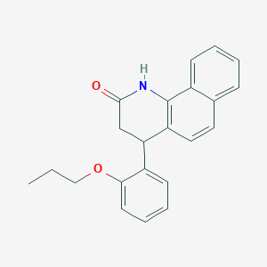4-(2-propoxyphenyl)-3,4-dihydrobenzo[h]quinolin-2(1H)-one