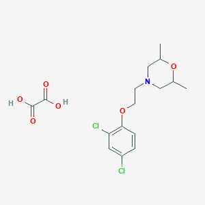 4-[2-(2,4-dichlorophenoxy)ethyl]-2,6-dimethylmorpholine oxalate