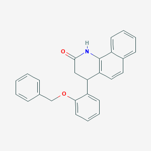 4-[2-(benzyloxy)phenyl]-3,4-dihydrobenzo[h]quinolin-2(1H)-one
