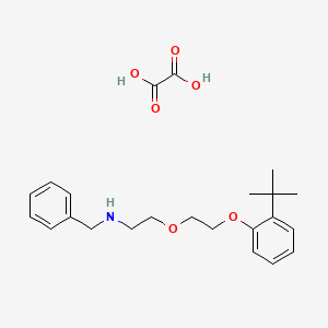 molecular formula C23H31NO6 B4041246 N-benzyl-2-[2-(2-tert-butylphenoxy)ethoxy]ethanamine oxalate 