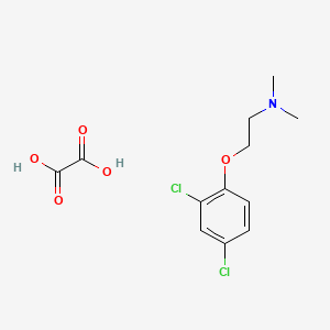 molecular formula C12H15Cl2NO5 B4041281 草酸[2-(2,4-二氯苯氧基)乙基]二甲胺 