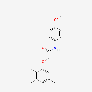 molecular formula C19H23NO3 B4041285 N-(4-乙氧基苯基)-2-(2,3,5-三甲基苯氧基)乙酰胺 