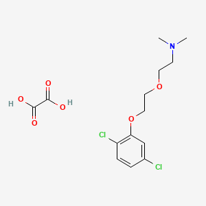 2-[2-(2,5-dichlorophenoxy)ethoxy]-N,N-dimethylethanamine;oxalic acid