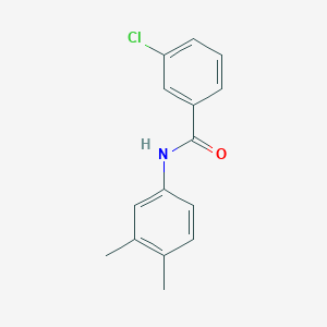 3-chloro-N-(3,4-dimethylphenyl)benzamide
